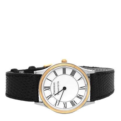 Tiffany Stainless Steel Calfskin 33mm Portfolio Quartz Watch 2 of 5