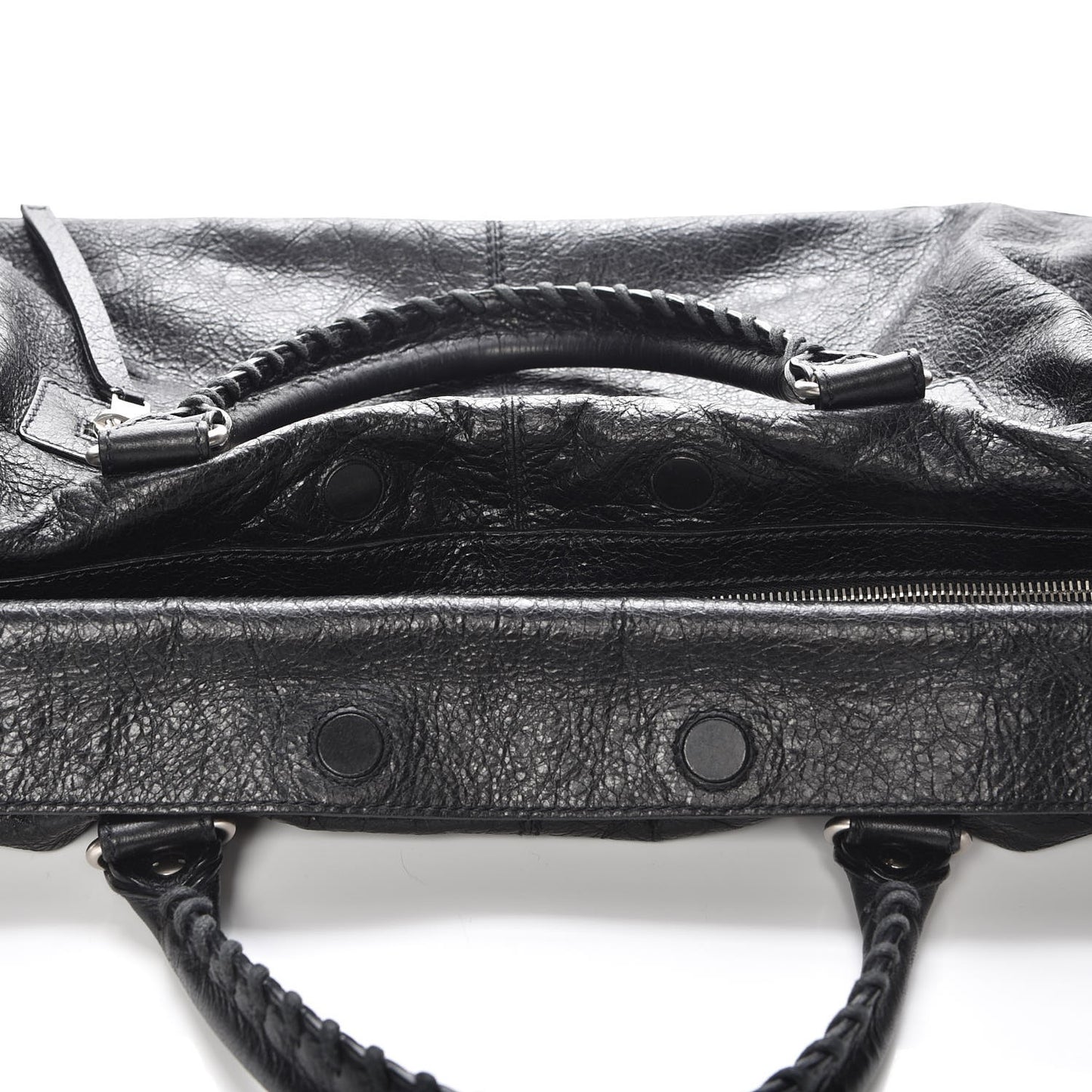 Agneau Classic Hardware S Squash Boston Black