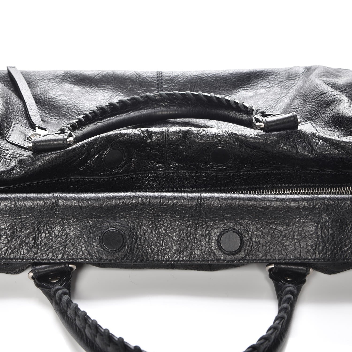 Balenciaga Agneau Classic Hardware S Squash Boston Black 6 of 9