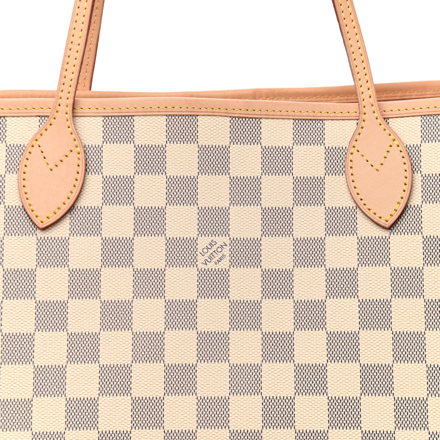 Damier Azur Neo Neverfull MM Rose Ballerine