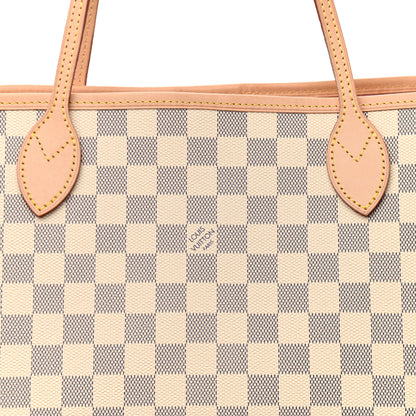 Louis Vuitton Damier Azur Neo Neverfull MM Rose Ballerine 10 of 13