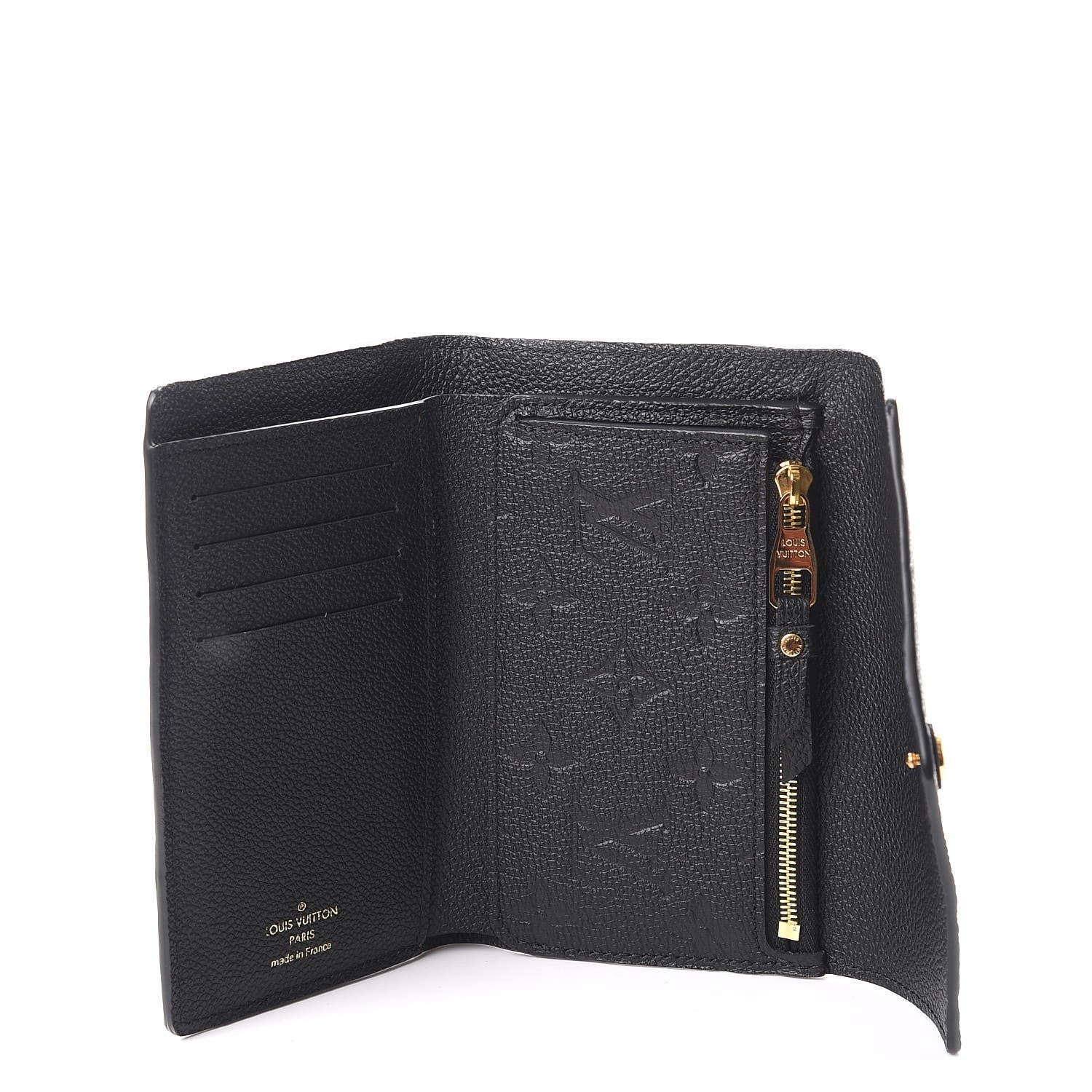 Louis Vuitton Empreinte Compact Curieuse Wallet Black 5 of 8