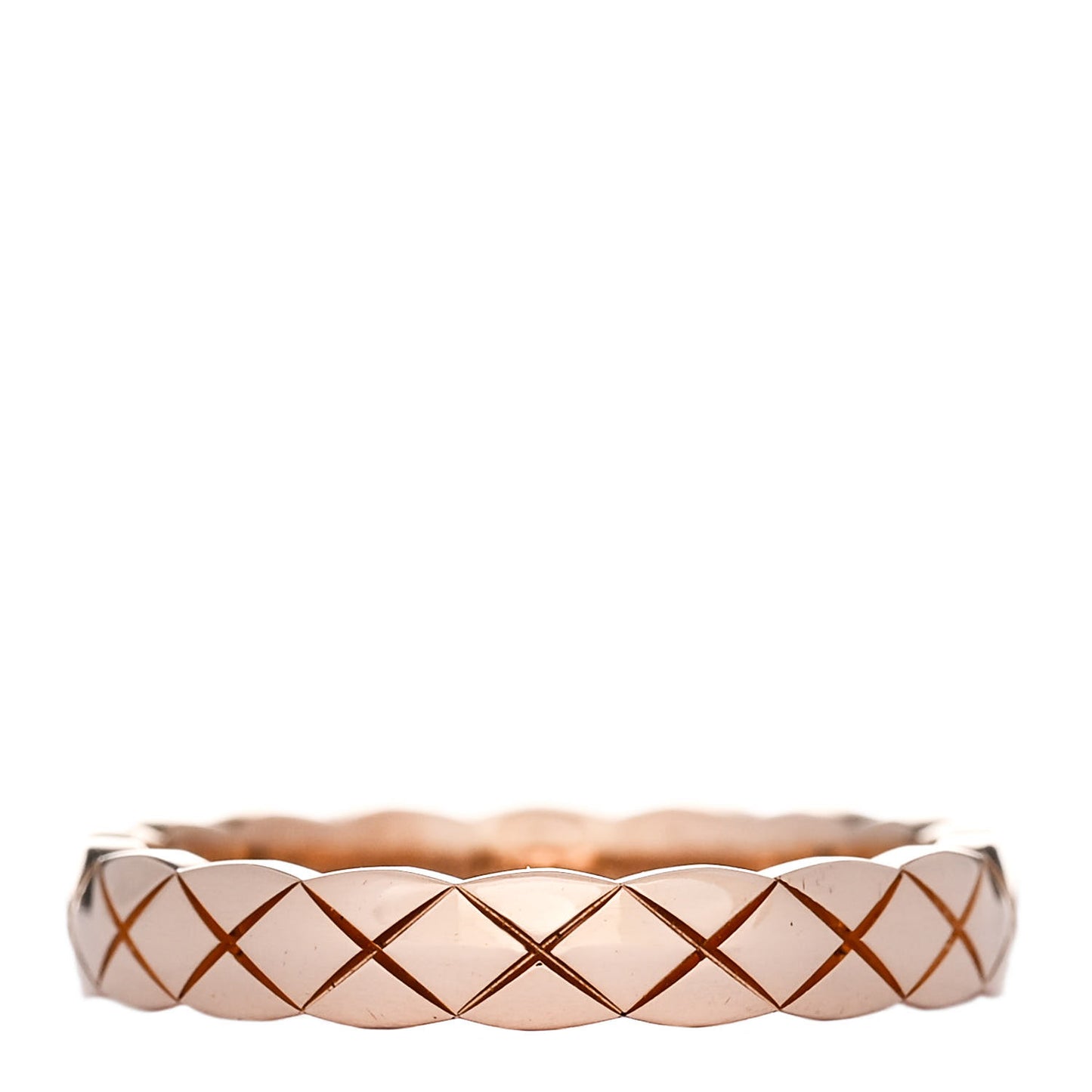 18K Beige Gold Mini Coco Crush Ring 50 5.5