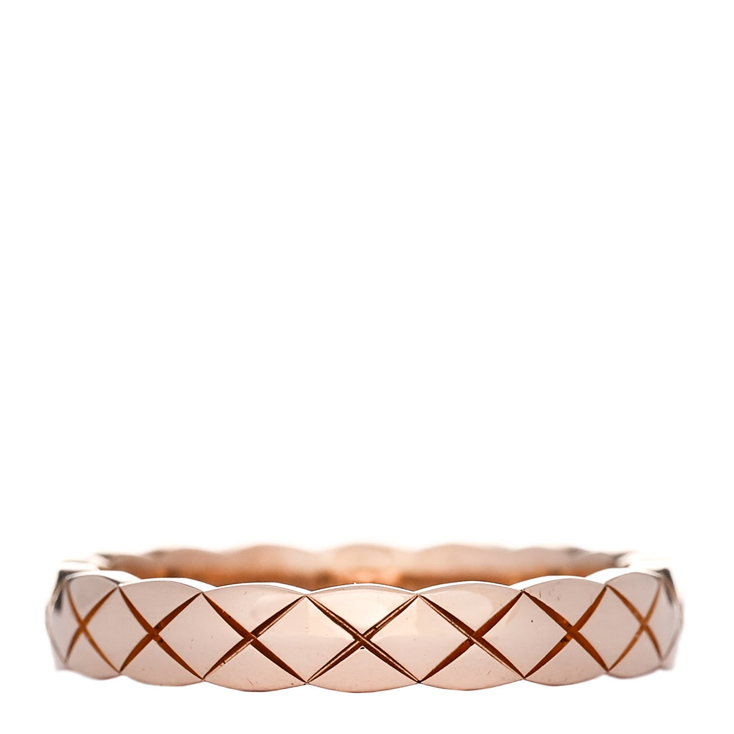 Chanel 18K Beige Gold Mini Coco Crush Ring 50 5.5 1 of 4