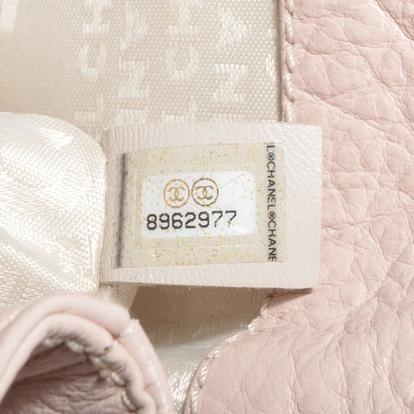 Calfskin Mademoiselle Shoulder Bag Light Pink