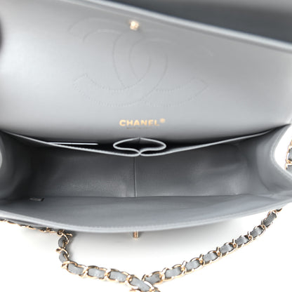 Chanel Caviar Quilted Jumbo Double Flap Grey 5 of 11