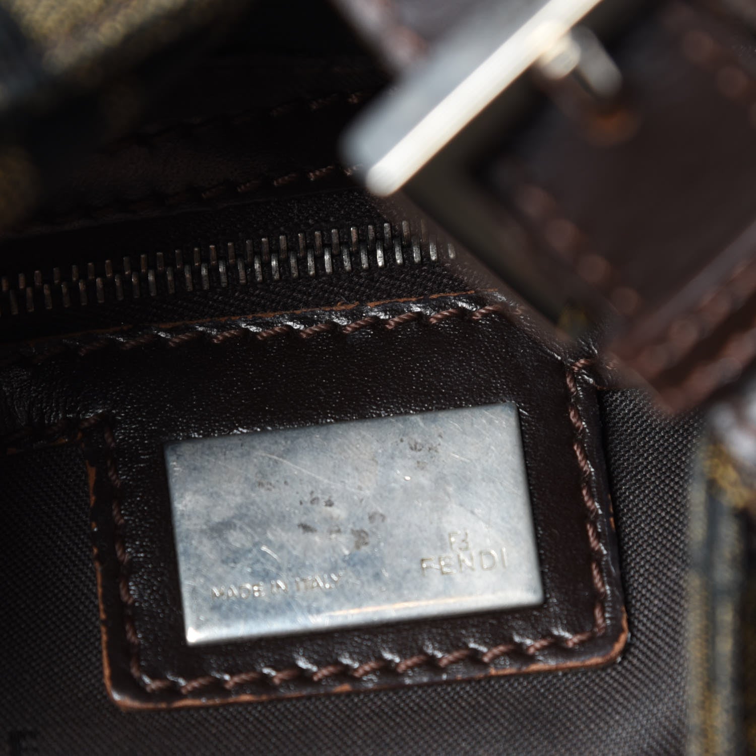Fendi Zucca Baguette Tobacco 6 of 12