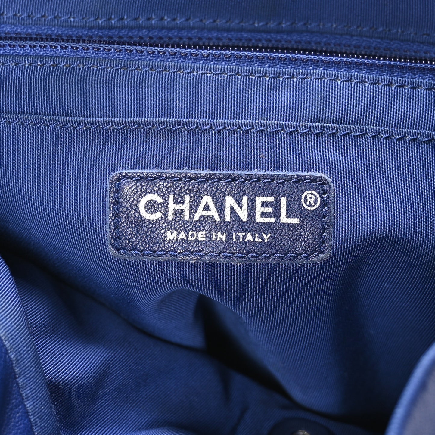 Lambskin Quilted Large Urban Spirit Backpack Blue
