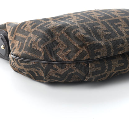 Fendi Zucca Cuoio Lucido Small Chef Hobo Tobacco Moro 6 of 7