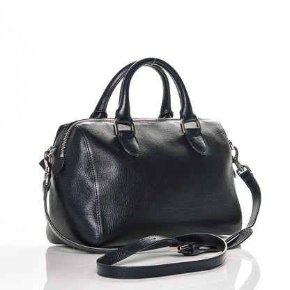 Mulberry Glossy Goatskin Small Del Rey Satchel Midnight 3 of 7