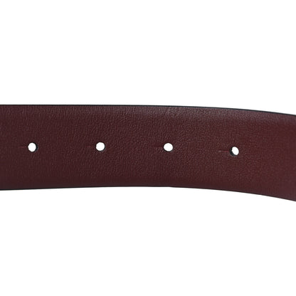 Chanel Calfskin CC Reversible Belt 90/36 Black Burgundy 3 of 4