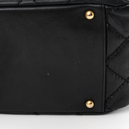 Chanel Calfskin Quilted Retro Chain Flap Black 13 of 21