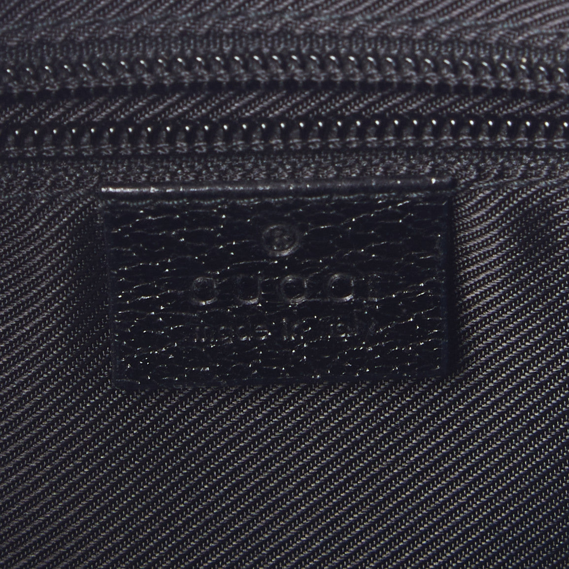 Gucci Monogram Medium Half Moon Hobo Black 8 of 9