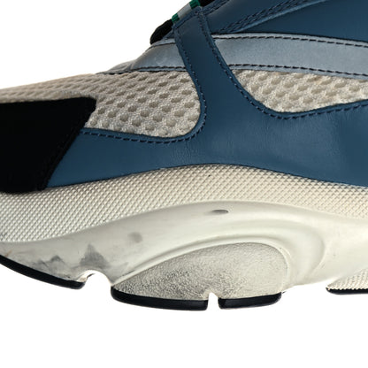 Christian Dior Technical Mesh Calfskin Mens B22 Sneakers 43 Blue Yellow 9 of 13