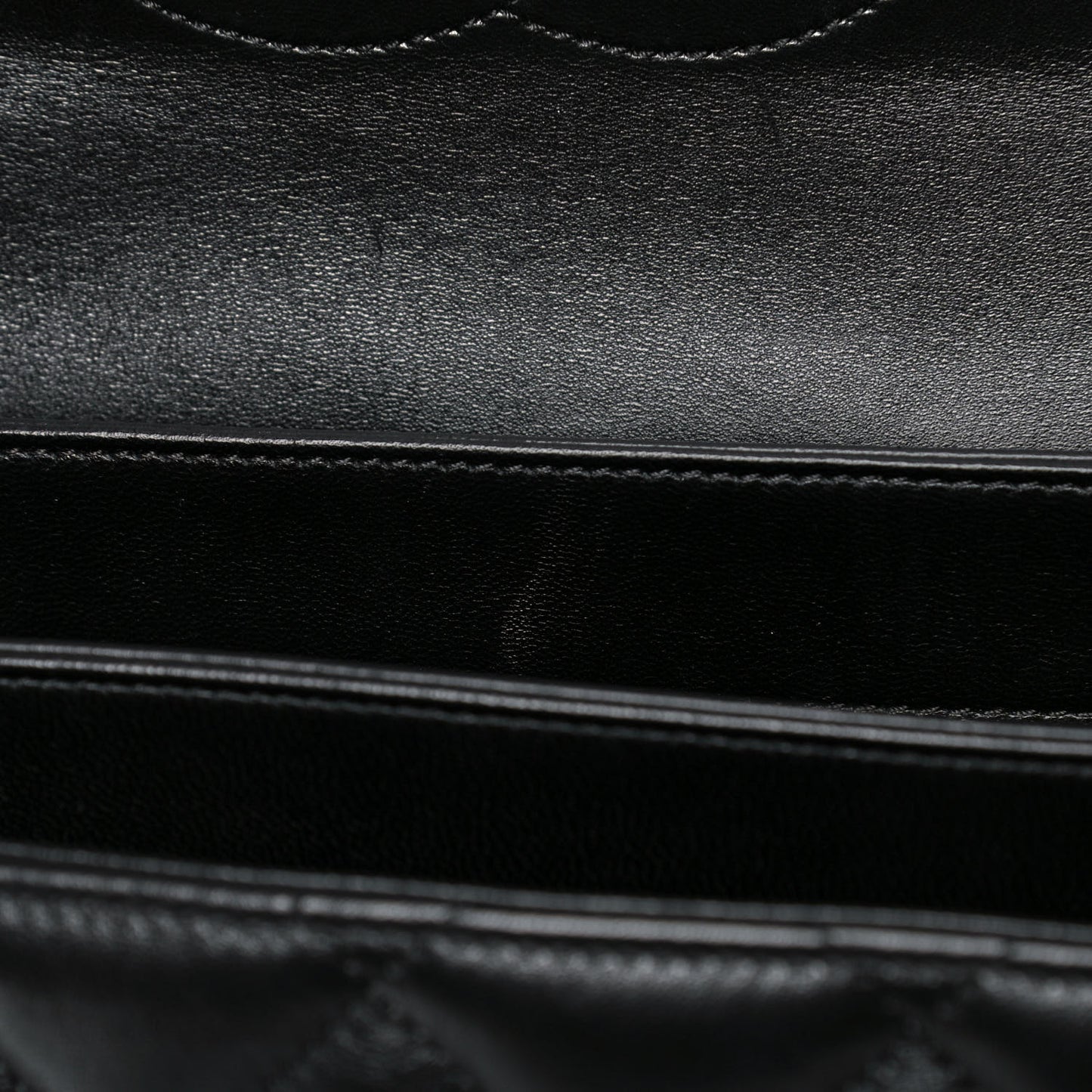 Lambskin Quilted Large Trendy CC Dual Handle Flap Bag Black