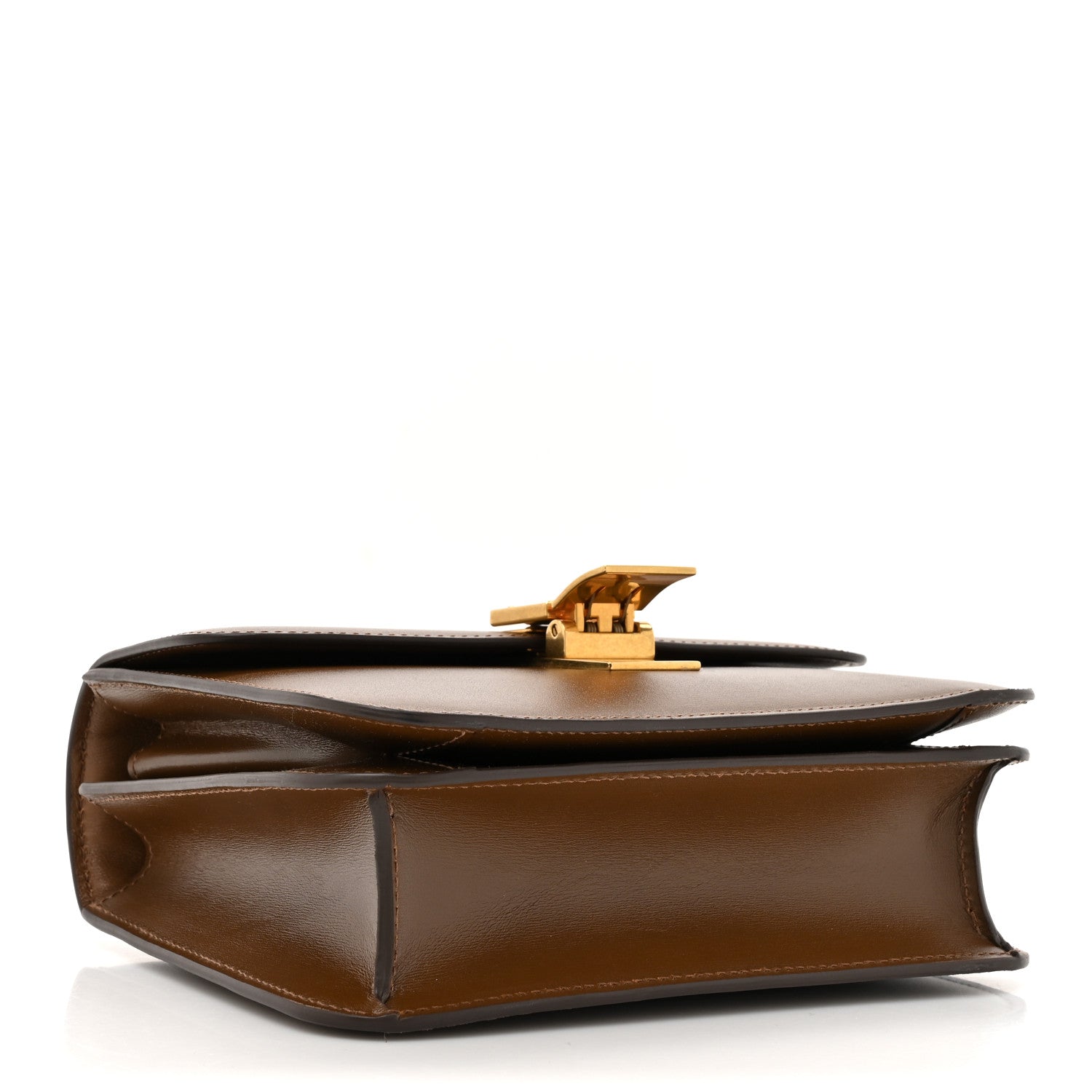 Celine Box Calfskin Teen Classic Box Flap Bag Camel 4 of 15