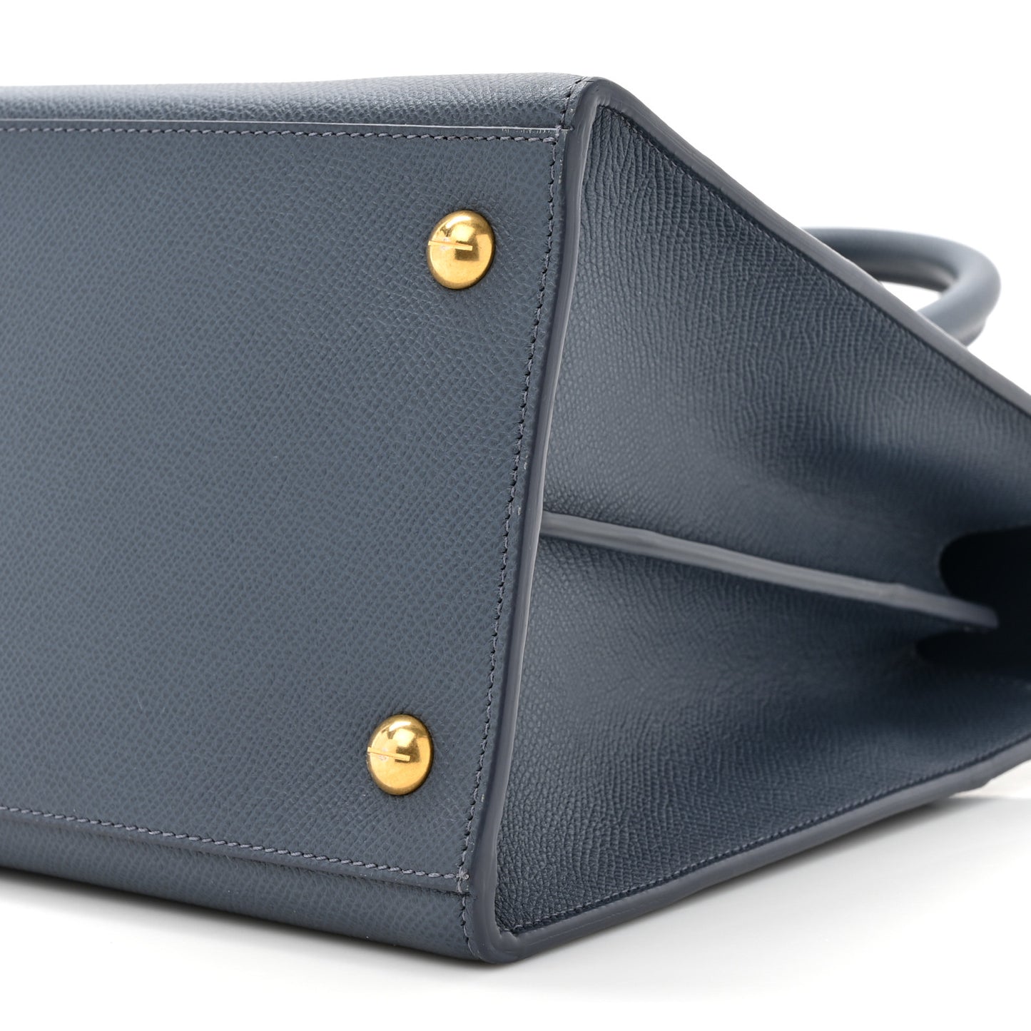 Grained Calfskin Large St. Honore Tote Blue