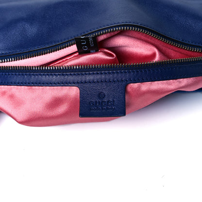 Gucci Velvet Matelasse Medium GG Marmont Shoulder Bag Cobalt Blue 6 of 18