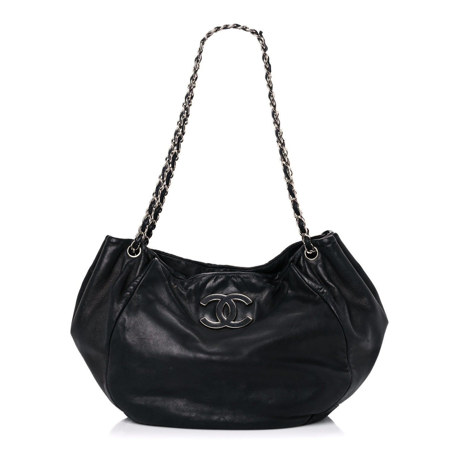 Chanel Lambskin Sensual Hobo Black 1 of 17