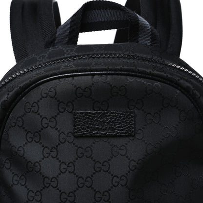 Gucci Nylon Monogram Slim Backpack Black 7 of 9