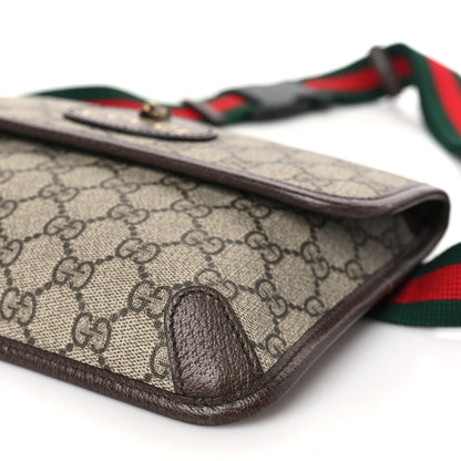 Gucci GG Supreme Monogram Neo Vintage Web Belt Bag Brown 8 of 9