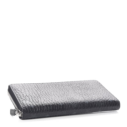 MCM Visetos Large Zip Around Wallet Black 4 of 7