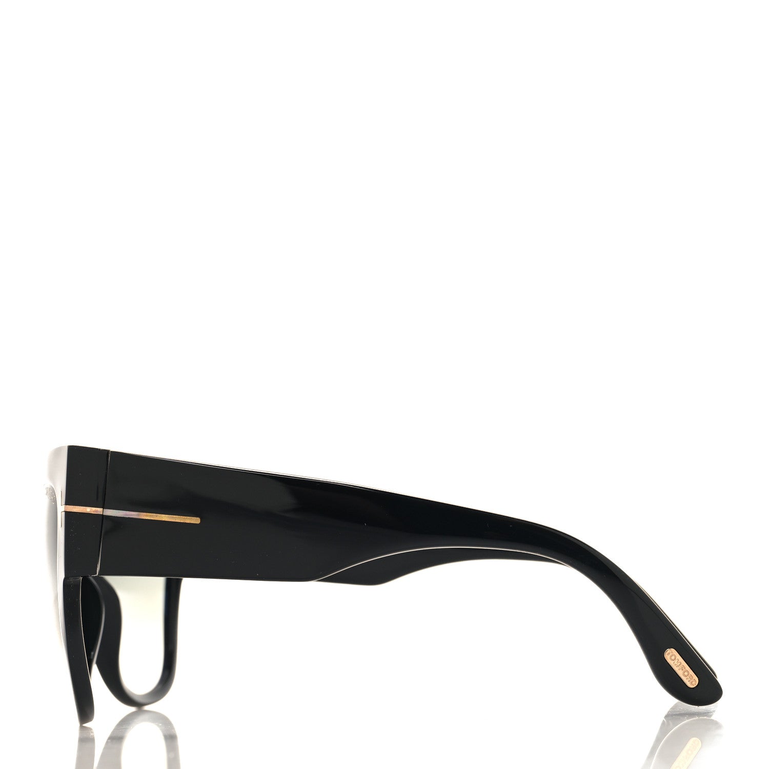 Tom Ford Acetate Anoushka Cat Eye Sunglasses TF371 Black 3 of 8