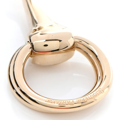 Hermes Permabrass Mors Scarf Ring Gold 4 of 5