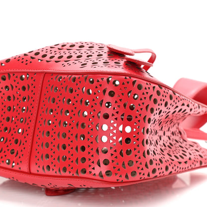 Alaia Calfskin Vienne Rose-Marie 19 Bag Red 9 of 9