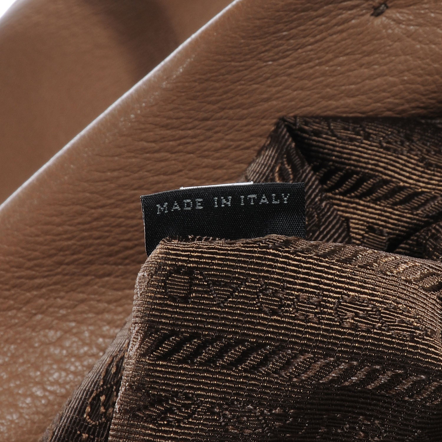 Prada Cervo Deerskin Tote Visone 6 of 10