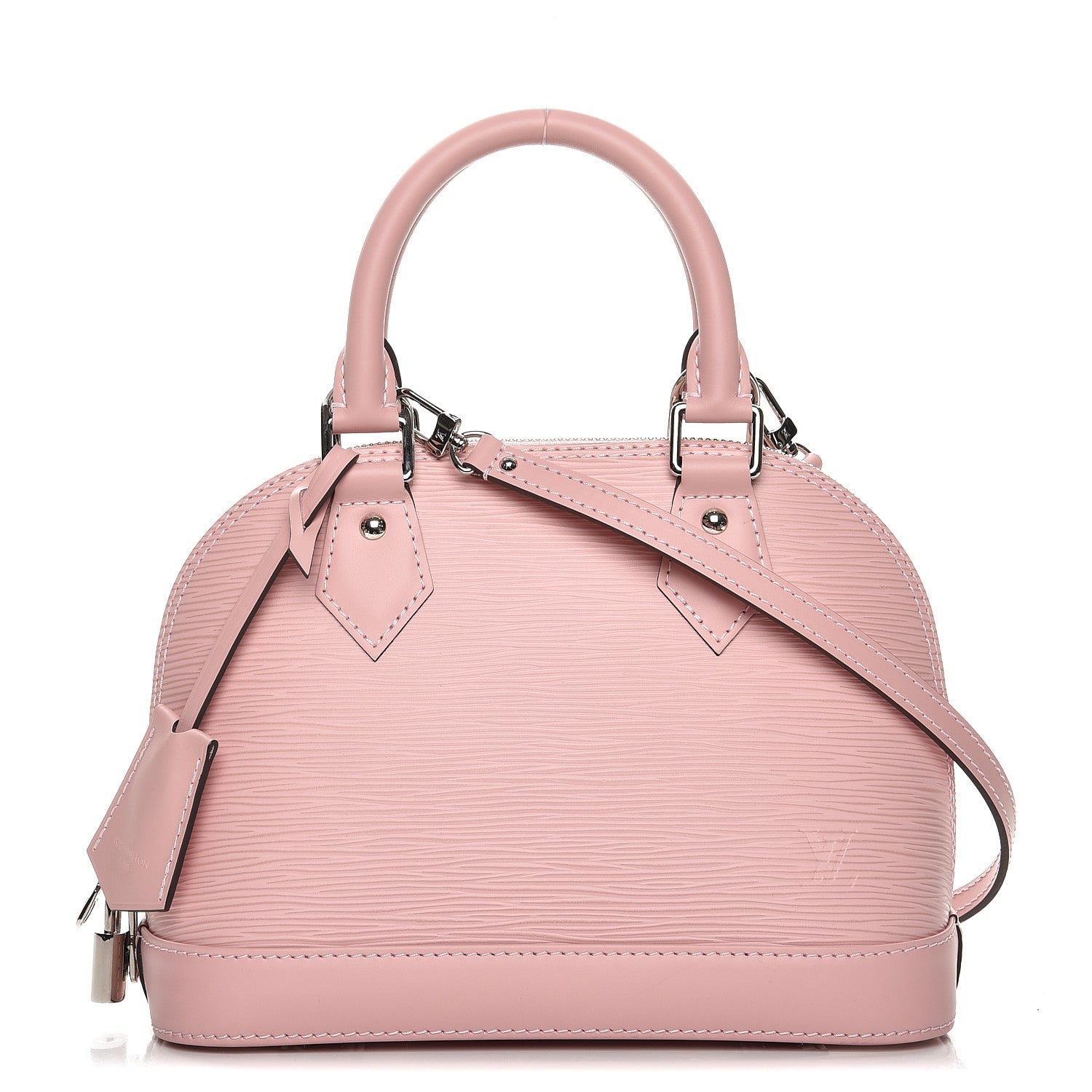Louis Vuitton Epi Alma BB Rose Ballerine 1 of 9