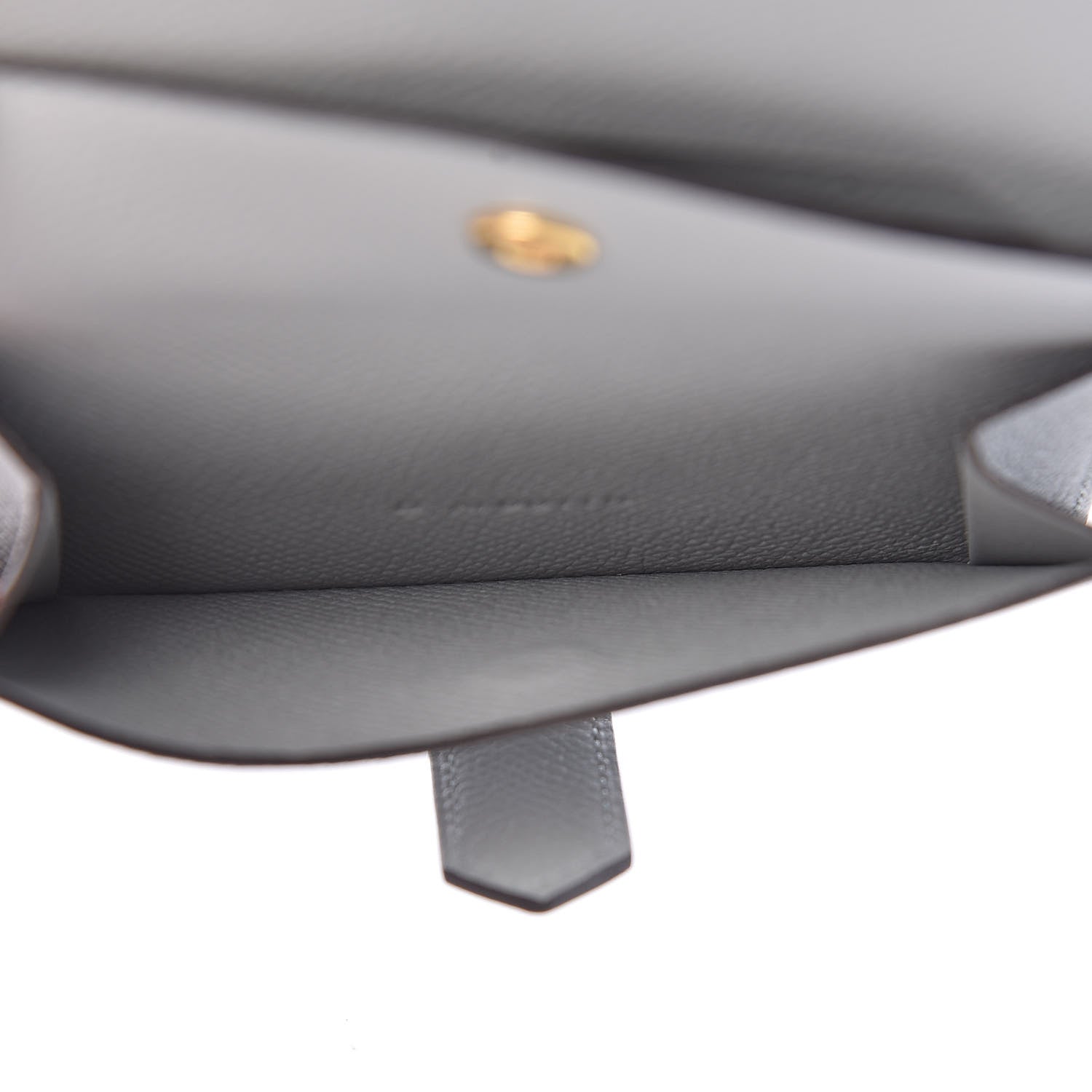 Hermes Epsom Bearn Card Holder Wallet Gris Mouette 6 of 9