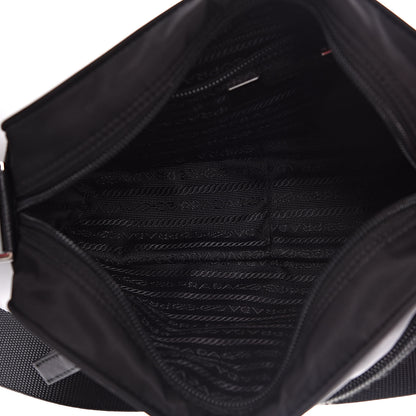 Prada Nylon Vela Messenger Bag Black 5 of 9