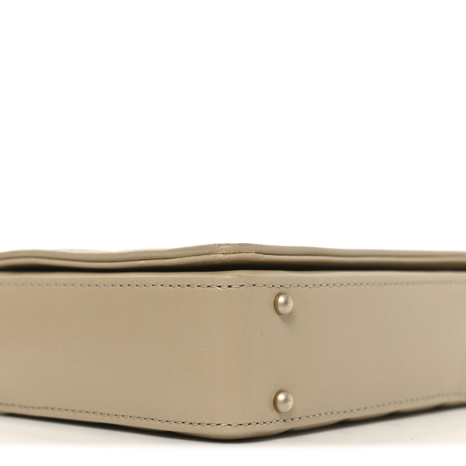 Chanel Lambskin Quilted CC Chocolate Bar Flap Beige 9 of 12