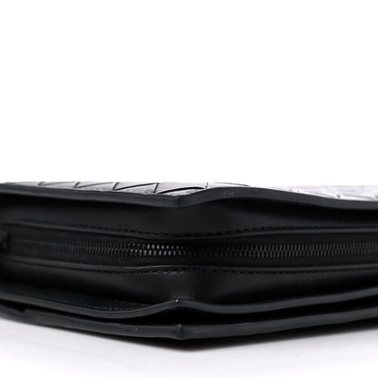 Bottega Veneta Nappa Intrecciato Wristlet Zip Wallet Black 9 of 10