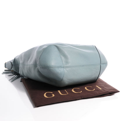 Gucci Calfskin Medium Soho Chain Hobo Splash Blue 4 of 8