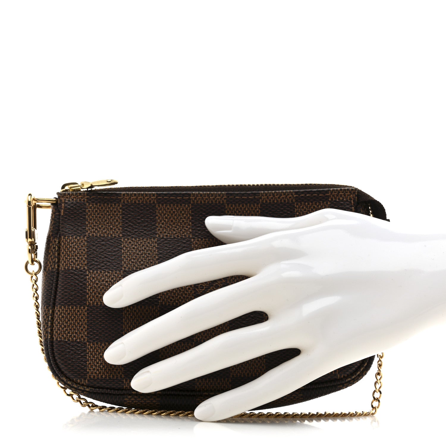 Louis Vuitton Damier Ebene Mini Pochette Accessories 2 of 7
