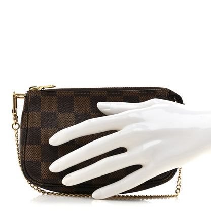Louis Vuitton Damier Ebene Mini Pochette Accessories 2 of 7