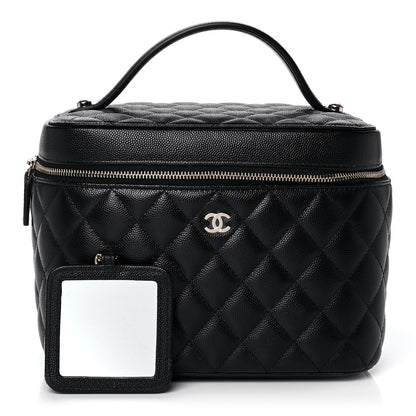 Chanel Caviar Quilted Large Vanity Pouch Black 1 of 15