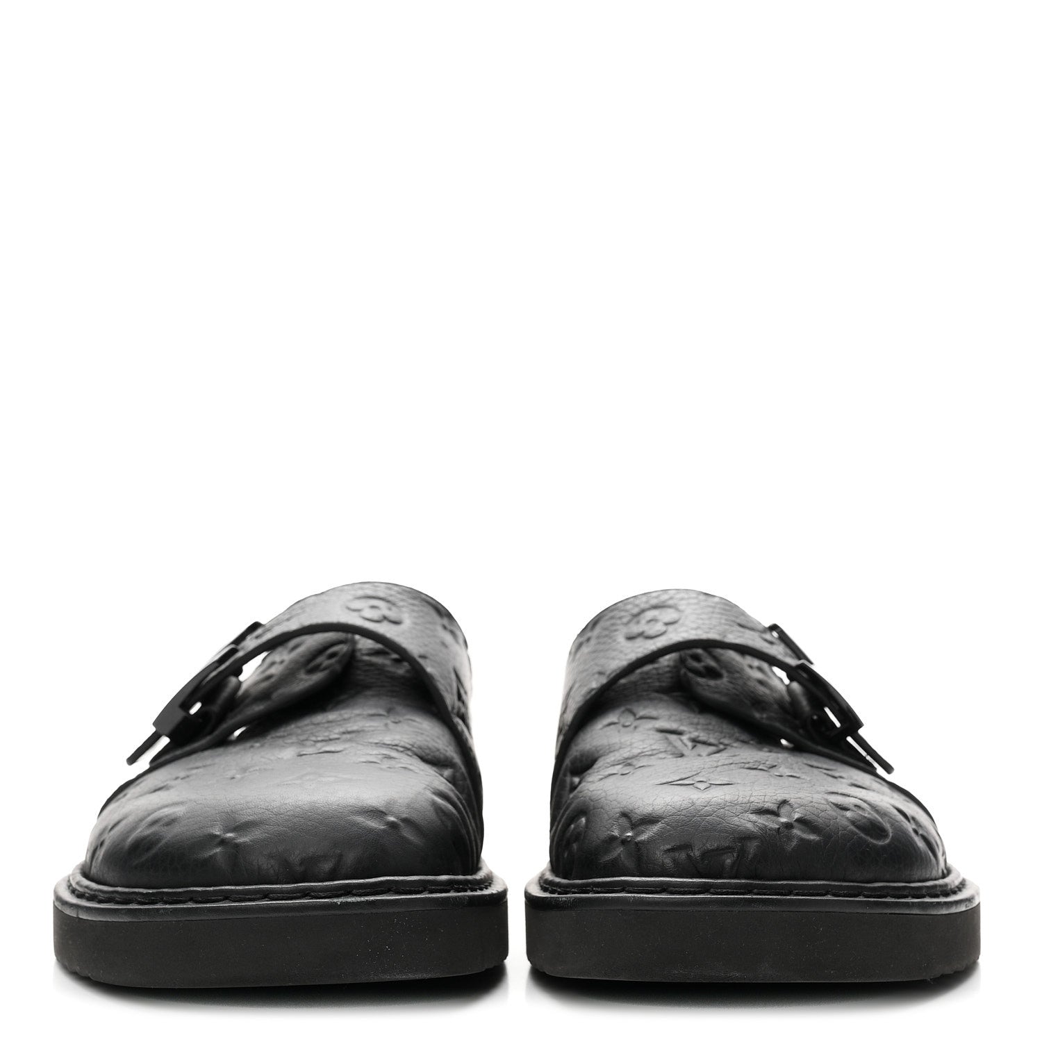 Louis Vuitton Empreinte Monogram LV Easy Mens Mule 8.5 Black 3 of 9