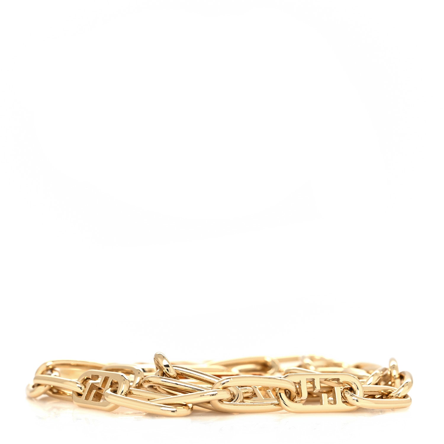 Versace FENDI Metal O'Lock Strap You Gold 2 of 4
