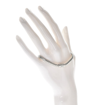 John Hardy Sterling Silver 18K Yellow Gold Diamond Medium Classic Chain Bracelet 2 of 5