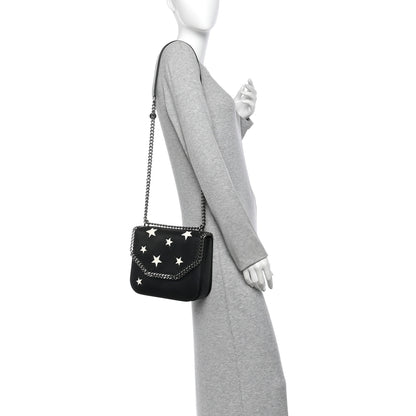 Stella McCartney Alter Nappa Embossed Medium Star Falabella Box Shoulder Bag Black 2 of 9