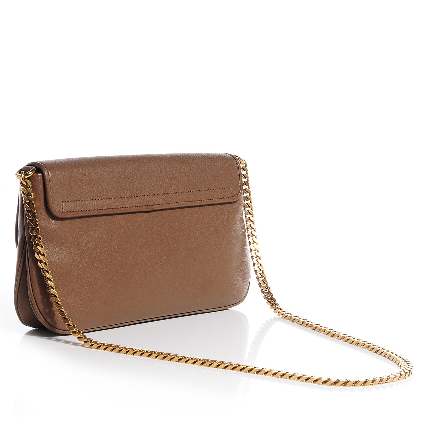 Cellarius Calfskin Medium 1973 Chain Shoulder Bag Marron Glace