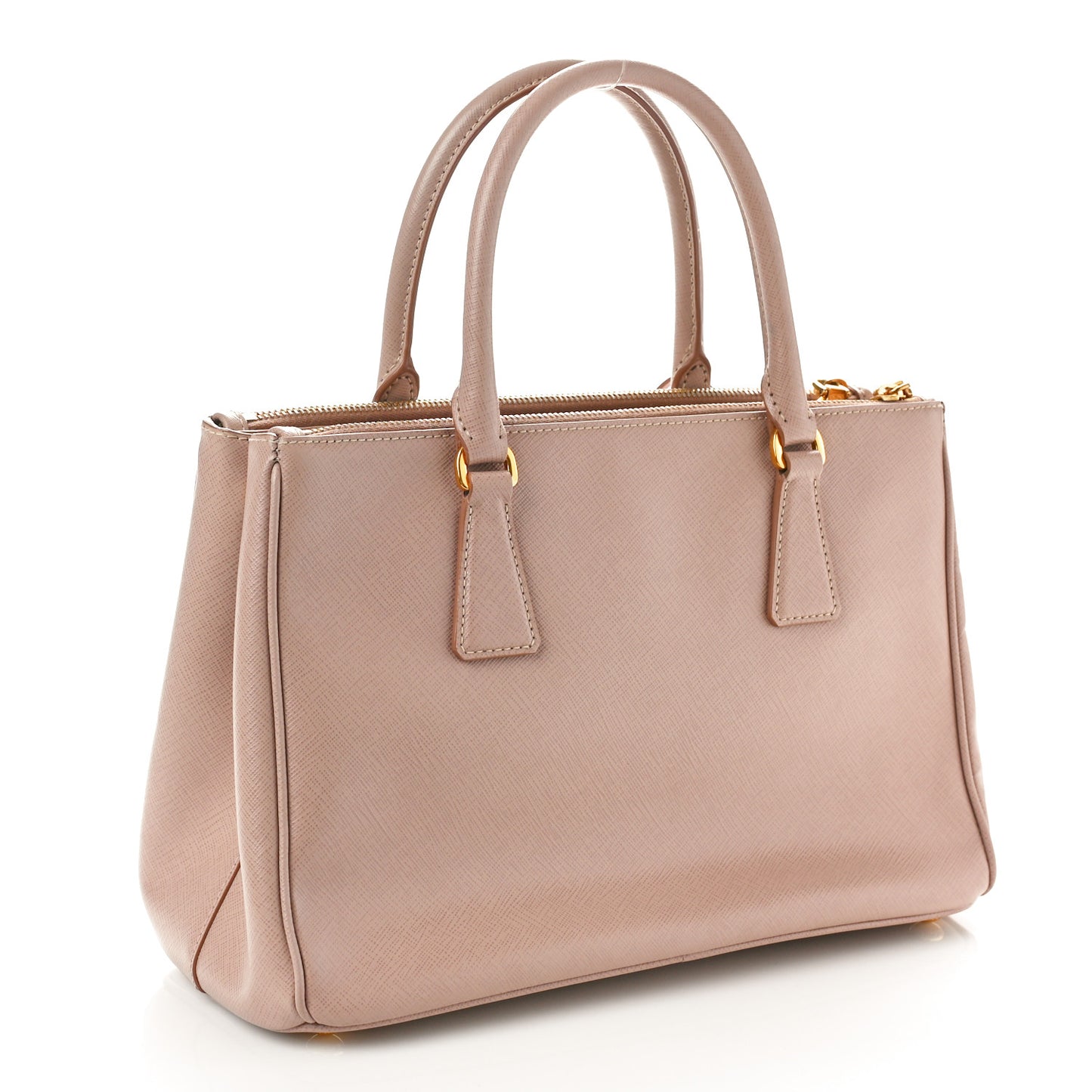 Saffiano Small Galleria Double Zip Tote Cammeo