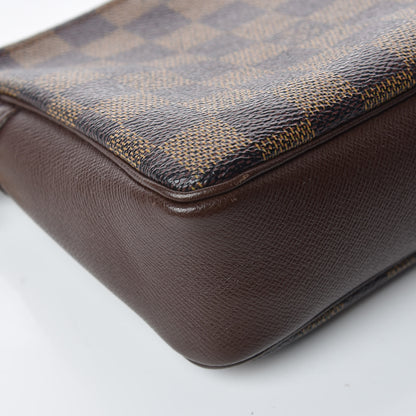 Louis Vuitton Damier Ebene Trousse Make Up Bag Pochette 14 of 14