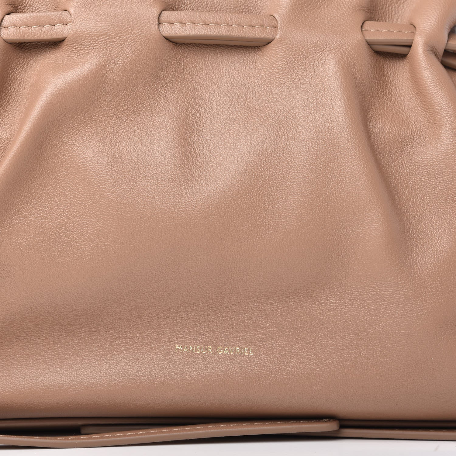 Mansur Gavriel Lambskin Mini Protea Bag Biscotto 9 of 9