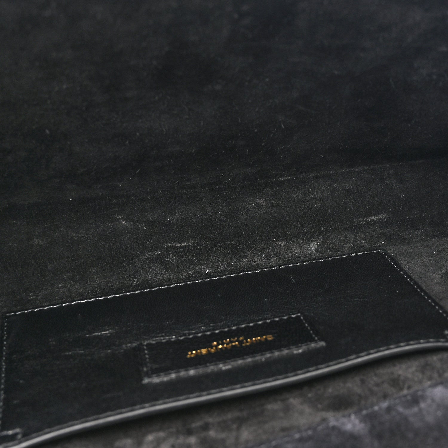 Saint Laurent Textured Metallic Calfskin Classic Monogram Cassandre Clutch Silver 8 of 14