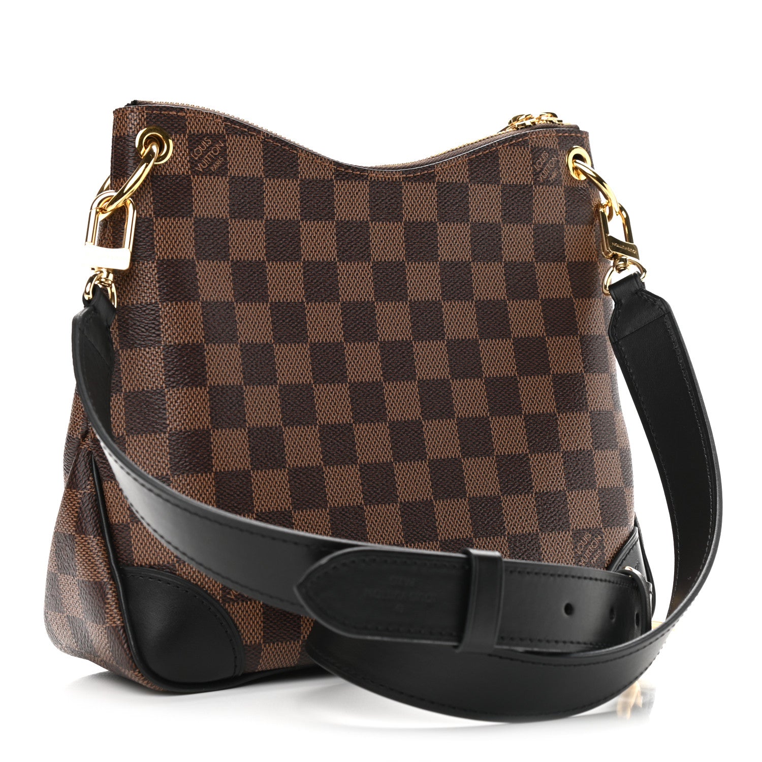 Louis Vuitton Damier Ebene Odeon PM Black 2 of 7