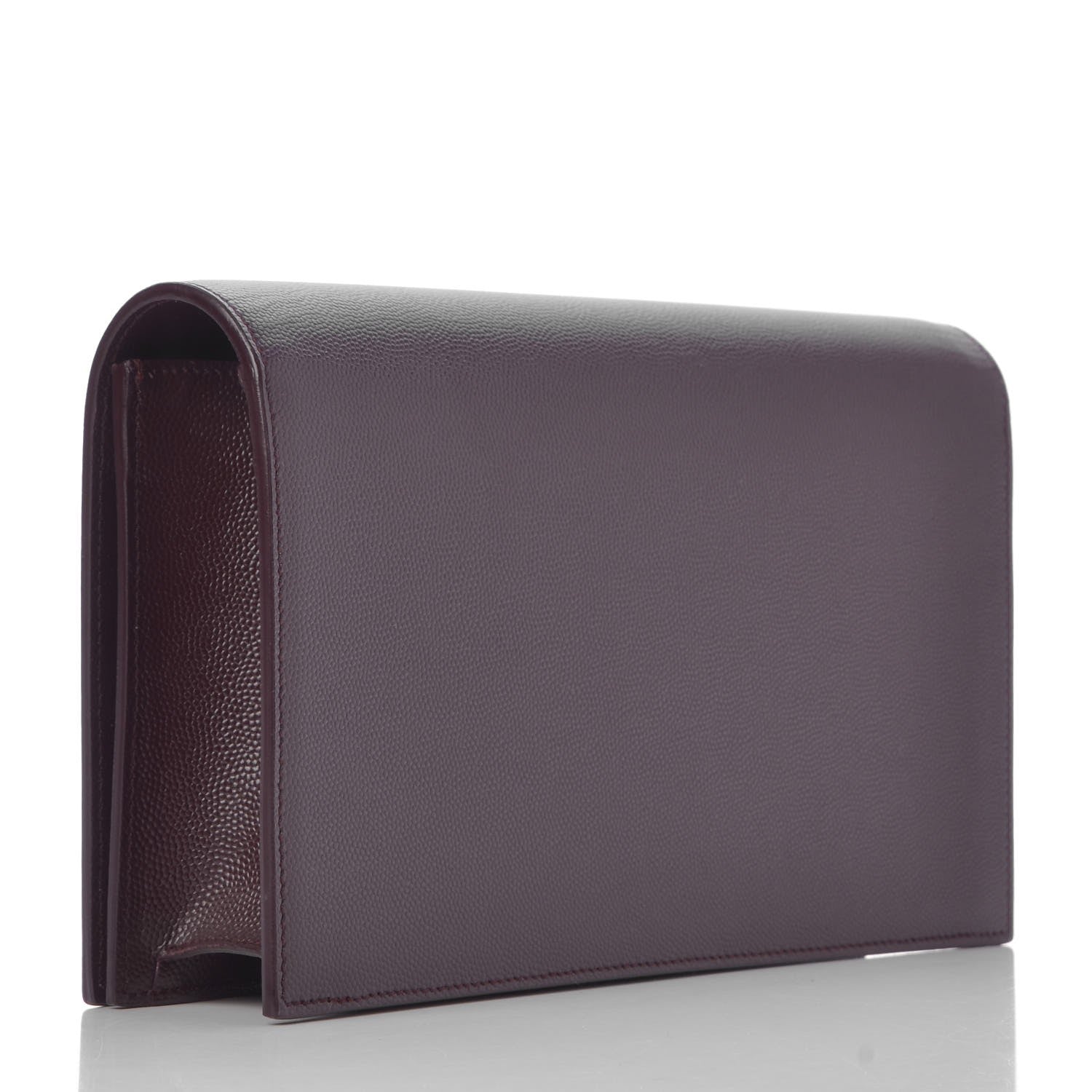 Saint Laurent Grain De Poudre Classic Kate Monogram Clutch Amaranto 3 of 6